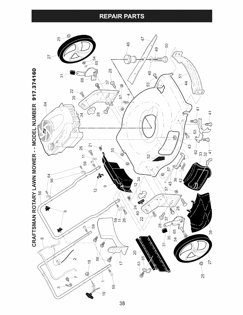 Craftsman 917.374160 User Manual | Page 38 / 48