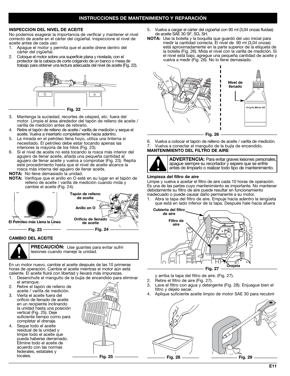 Craftsman 316.79191 User Manual | Page 29 / 40
