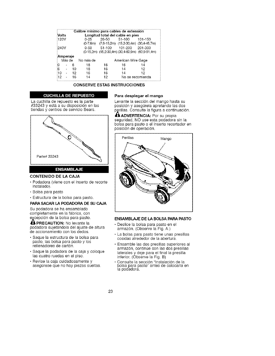 Craftsman 900.370511 User Manual | Page 23 / 33