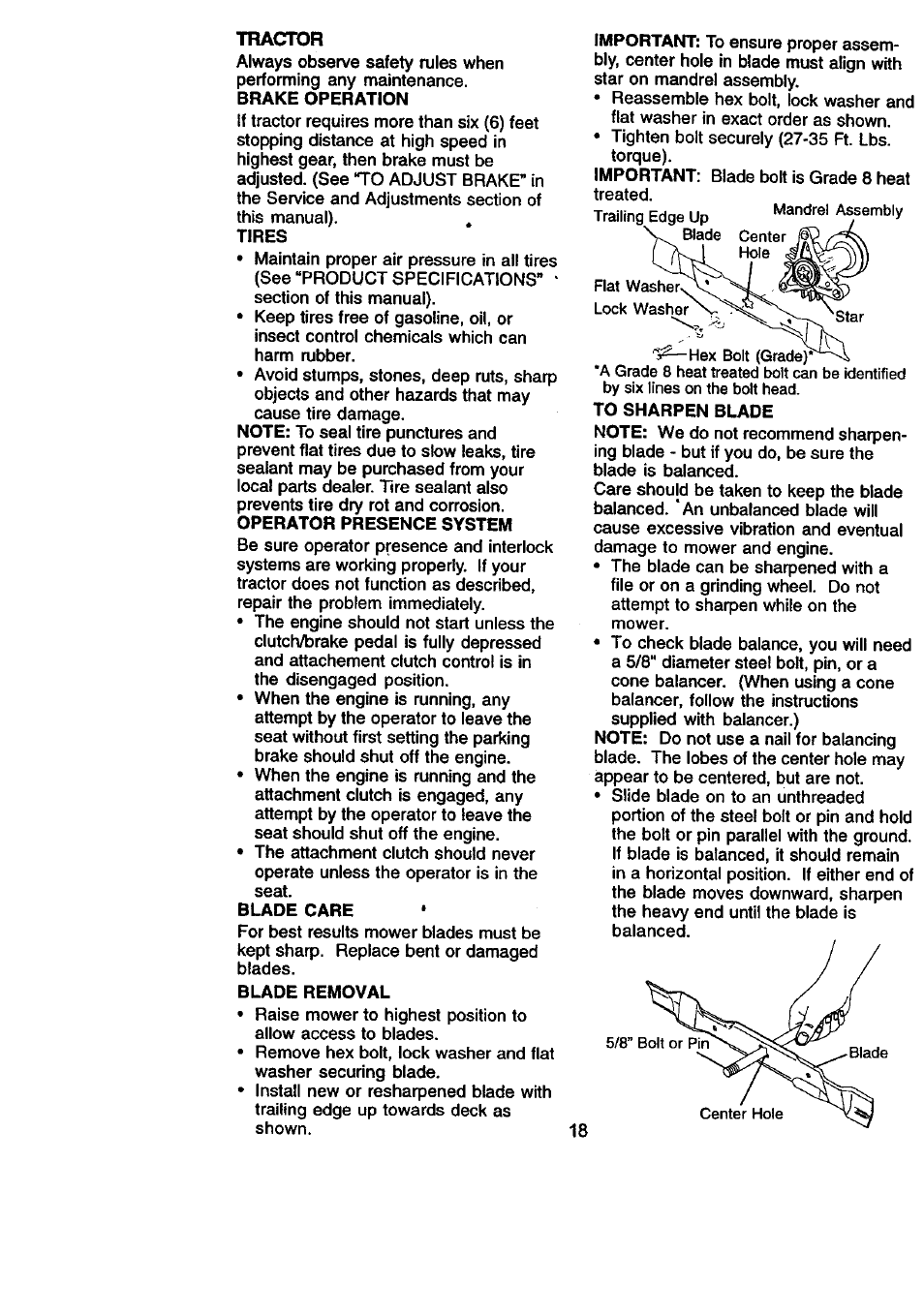 Tractor | Craftsman 917.270831 User Manual | Page 18 / 56