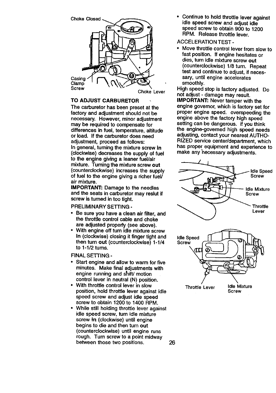 Craftsman 917.270831 User Manual | Page 26 / 56