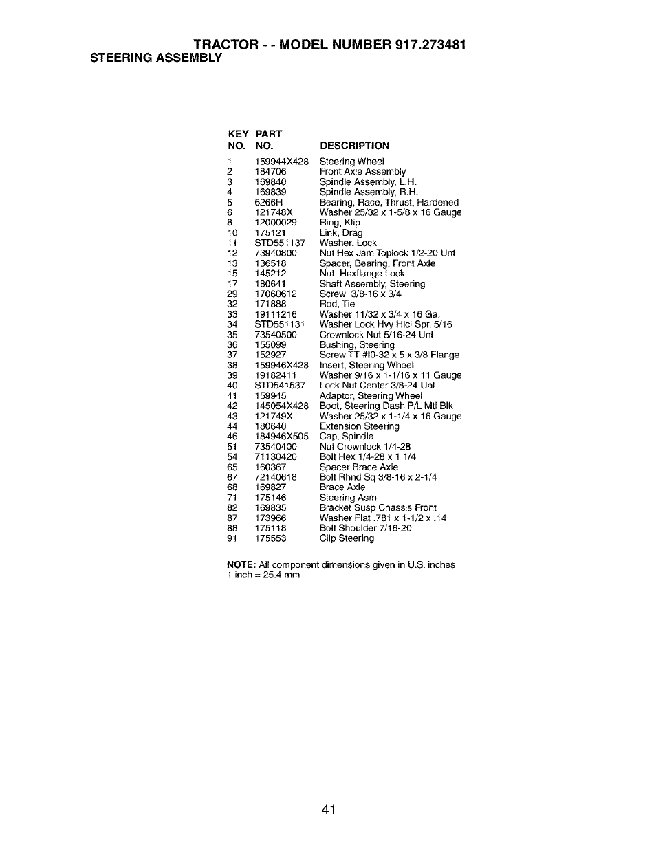 Craftsman 917.273481 User Manual | Page 41 / 60