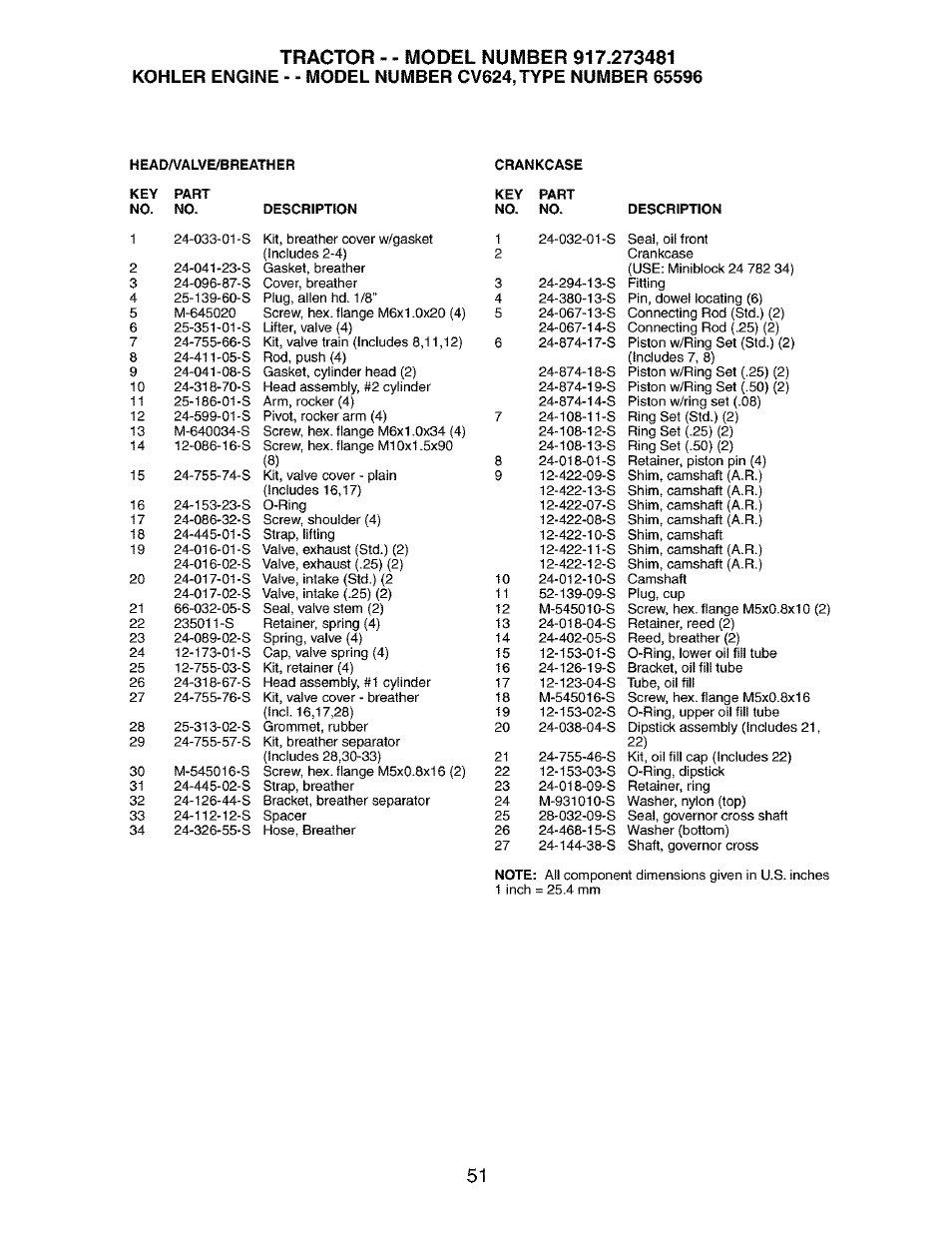 Craftsman 917.273481 User Manual | Page 51 / 60