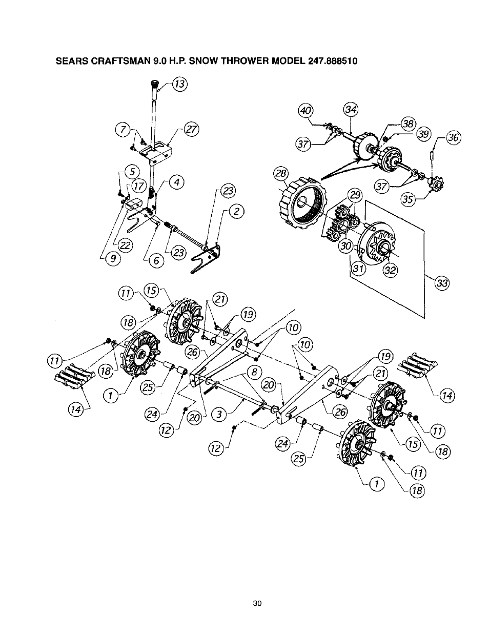 Craftsman 247.888510 User Manual | Page 30 / 40