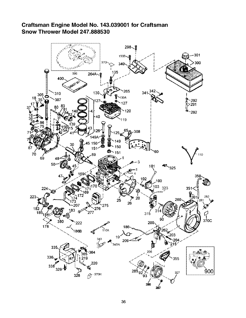 Craftsman 247.888530 User Manual | Page 36 / 64