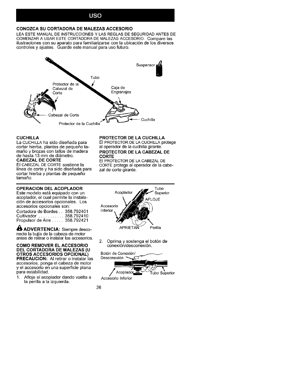 Craftsman 358.792441 User Manual | Page 25 / 31