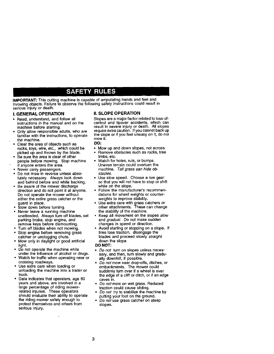 Safety rules | Craftsman 917.271641 User Manual | Page 3 / 60