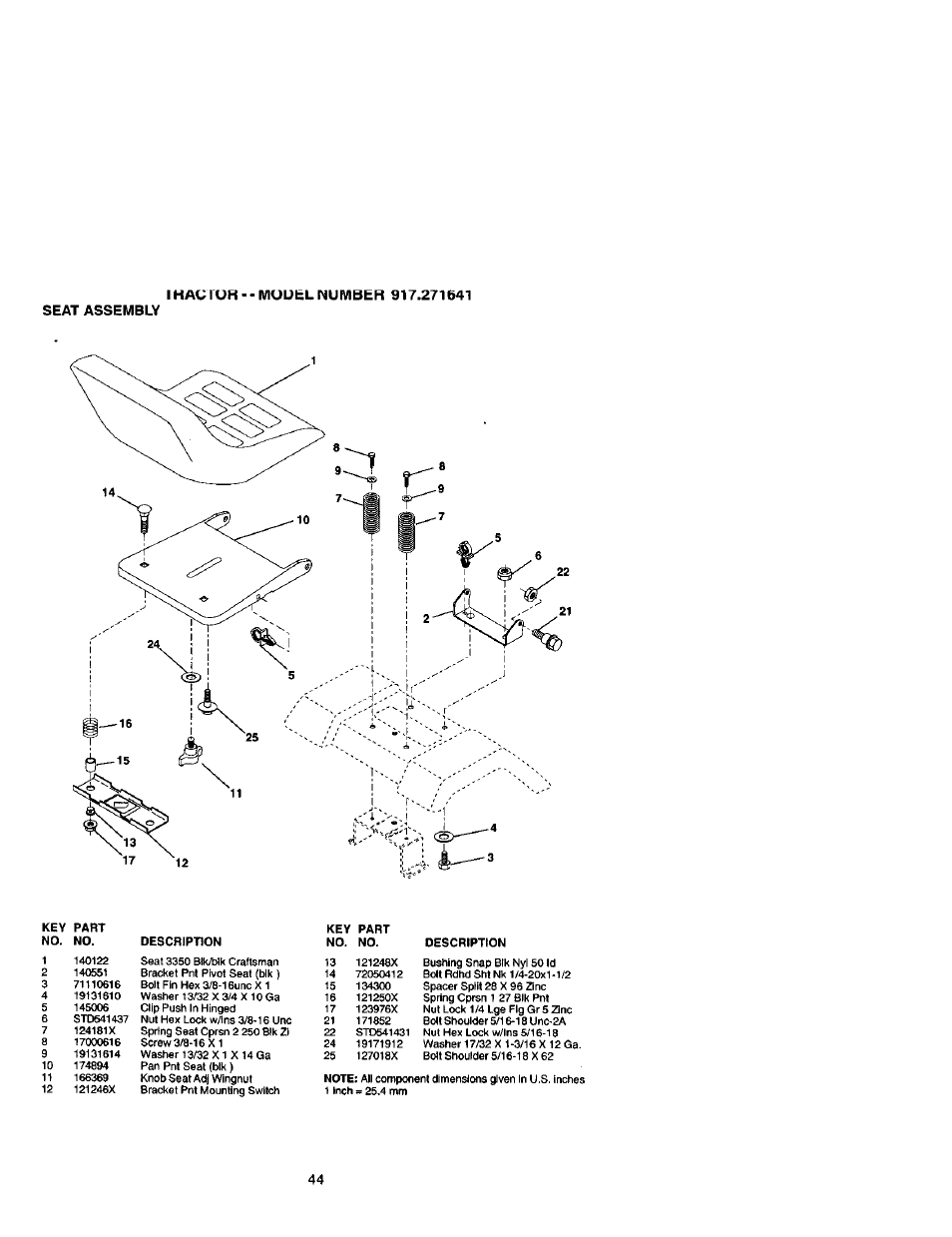 Craftsman 917.271641 User Manual | Page 44 / 60