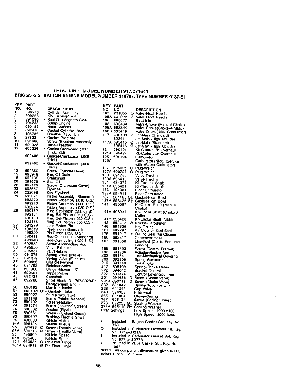 Craftsman 917.271641 User Manual | Page 56 / 60