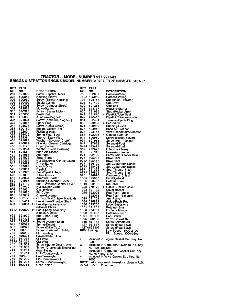 Craftsman 917.271641 User Manual | Page 57 / 60