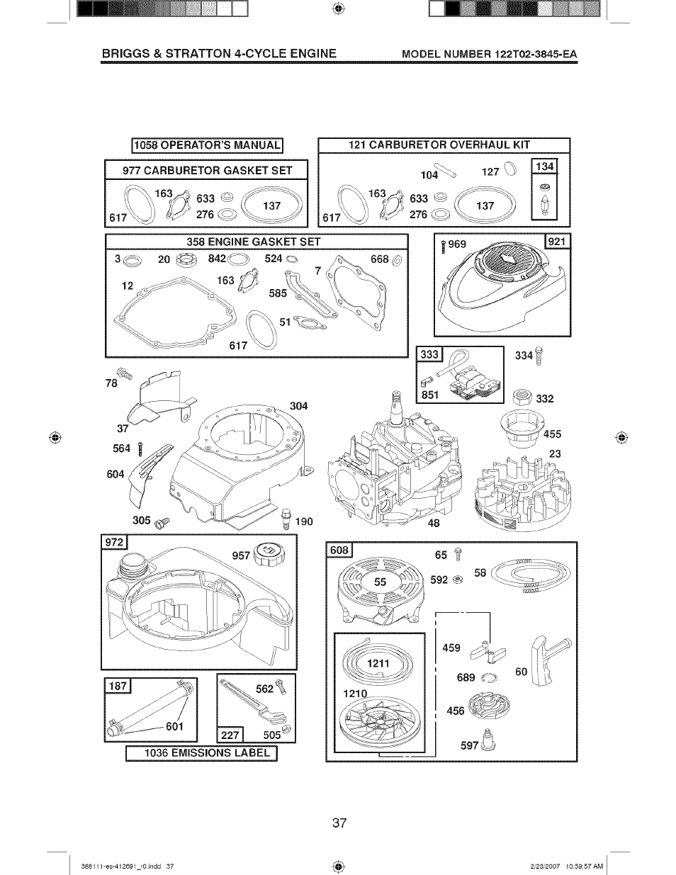 Craftsman 917.388111 User Manual | Page 37 / 44