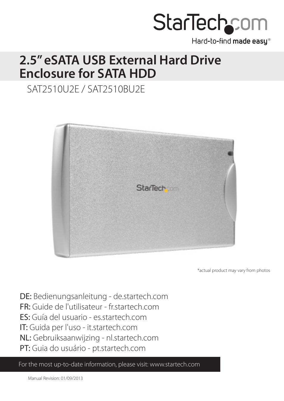 StarTech.com SAT2510BU2E User Manual | 12 pages