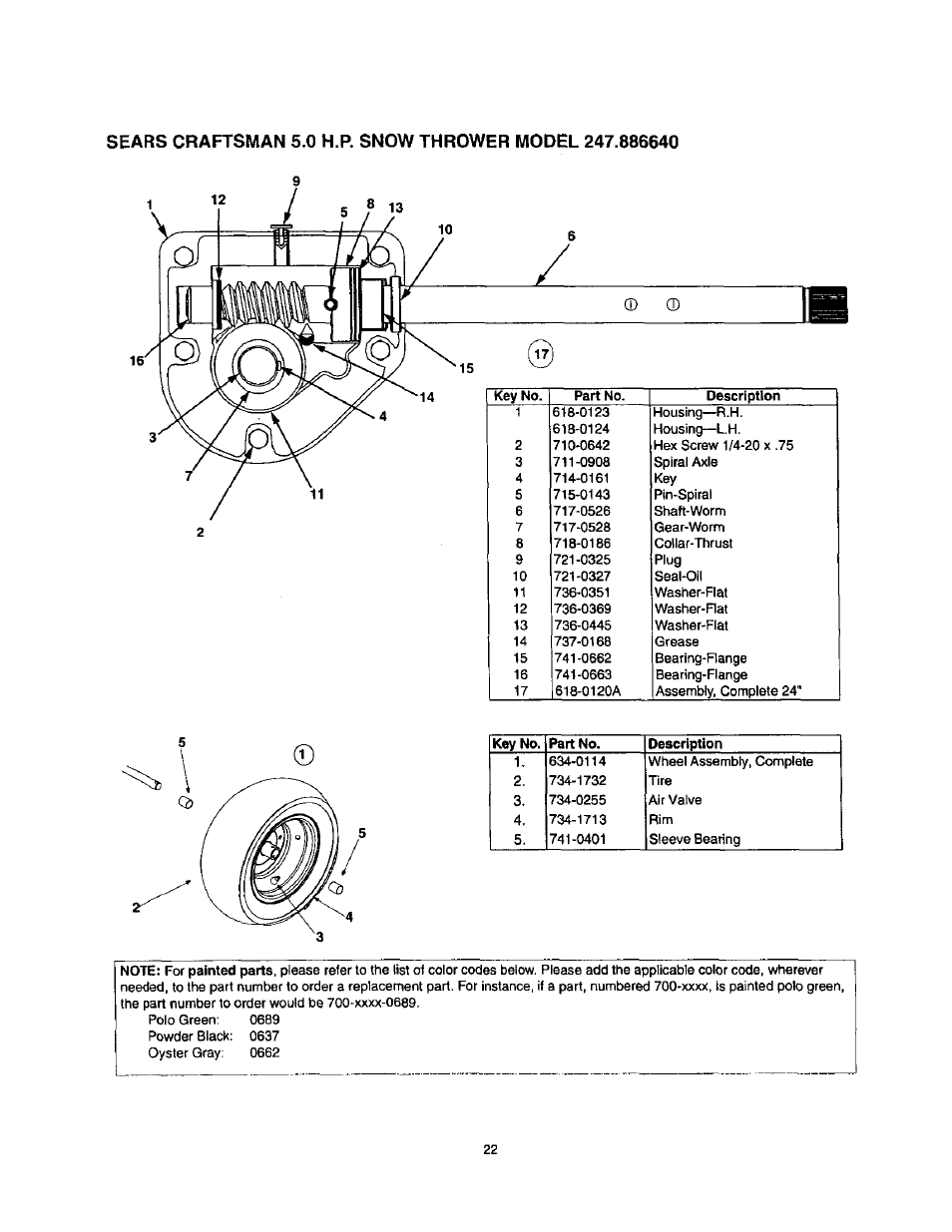 Craftsman 247.886640 User Manual | Page 22 / 33