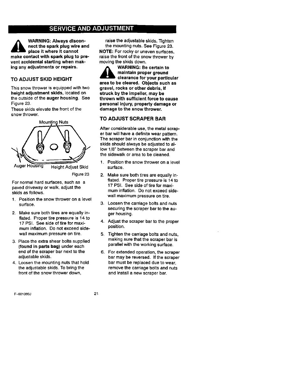 Craftsman 536.881130 User Manual | Page 21 / 30