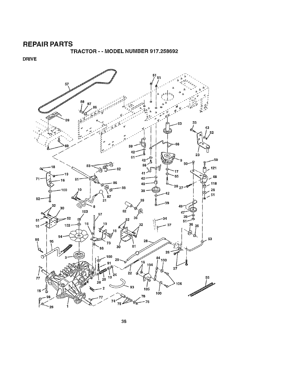 Craftsman 917.258692 User Manual | Page 36 / 64