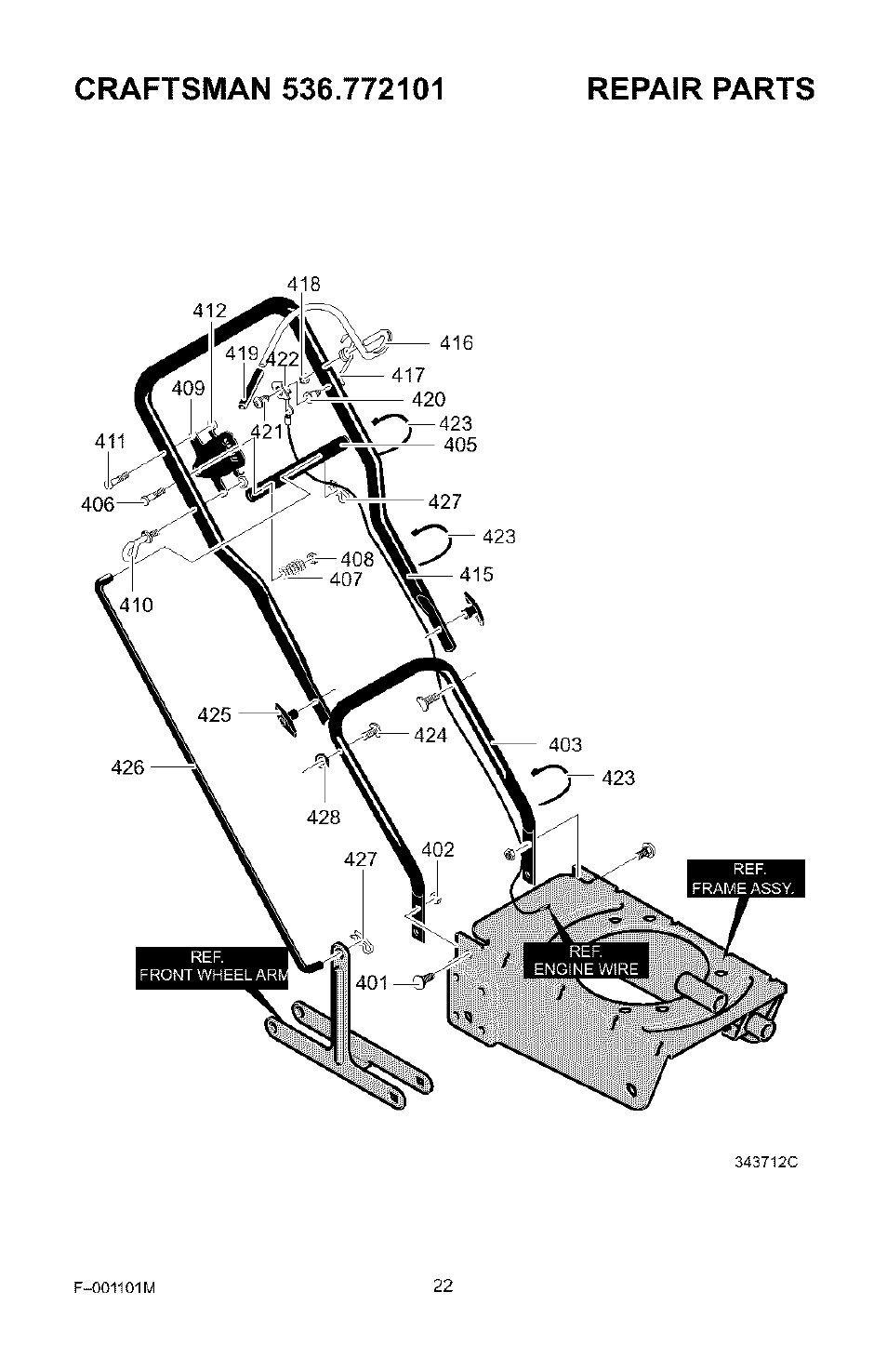 Craftsman 536.772101 User Manual | Page 22 / 31