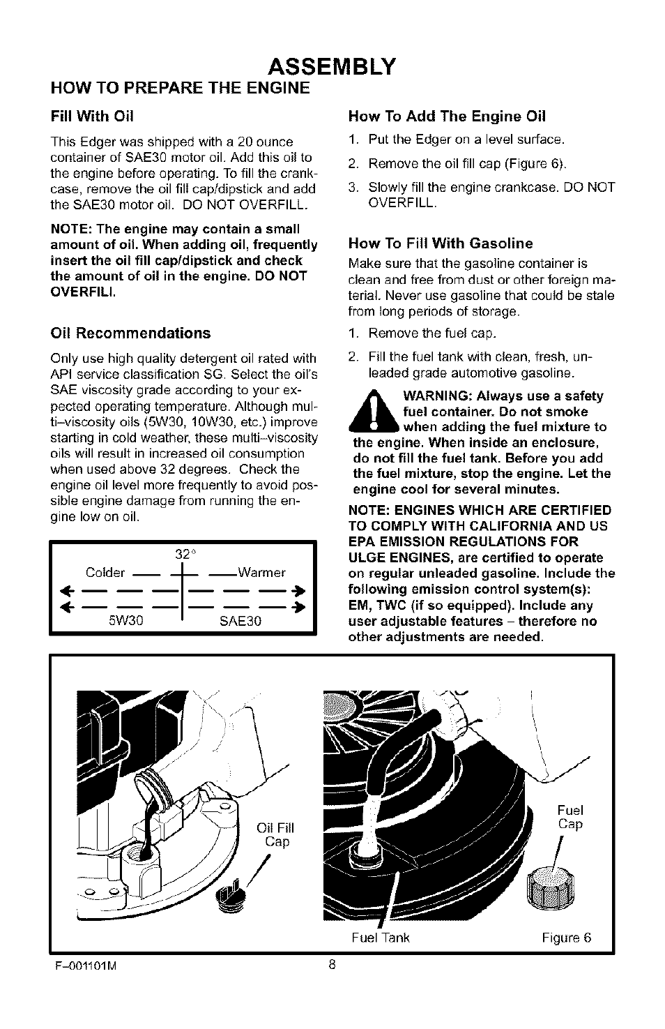 Assembly | Craftsman 536.772101 User Manual | Page 8 / 31