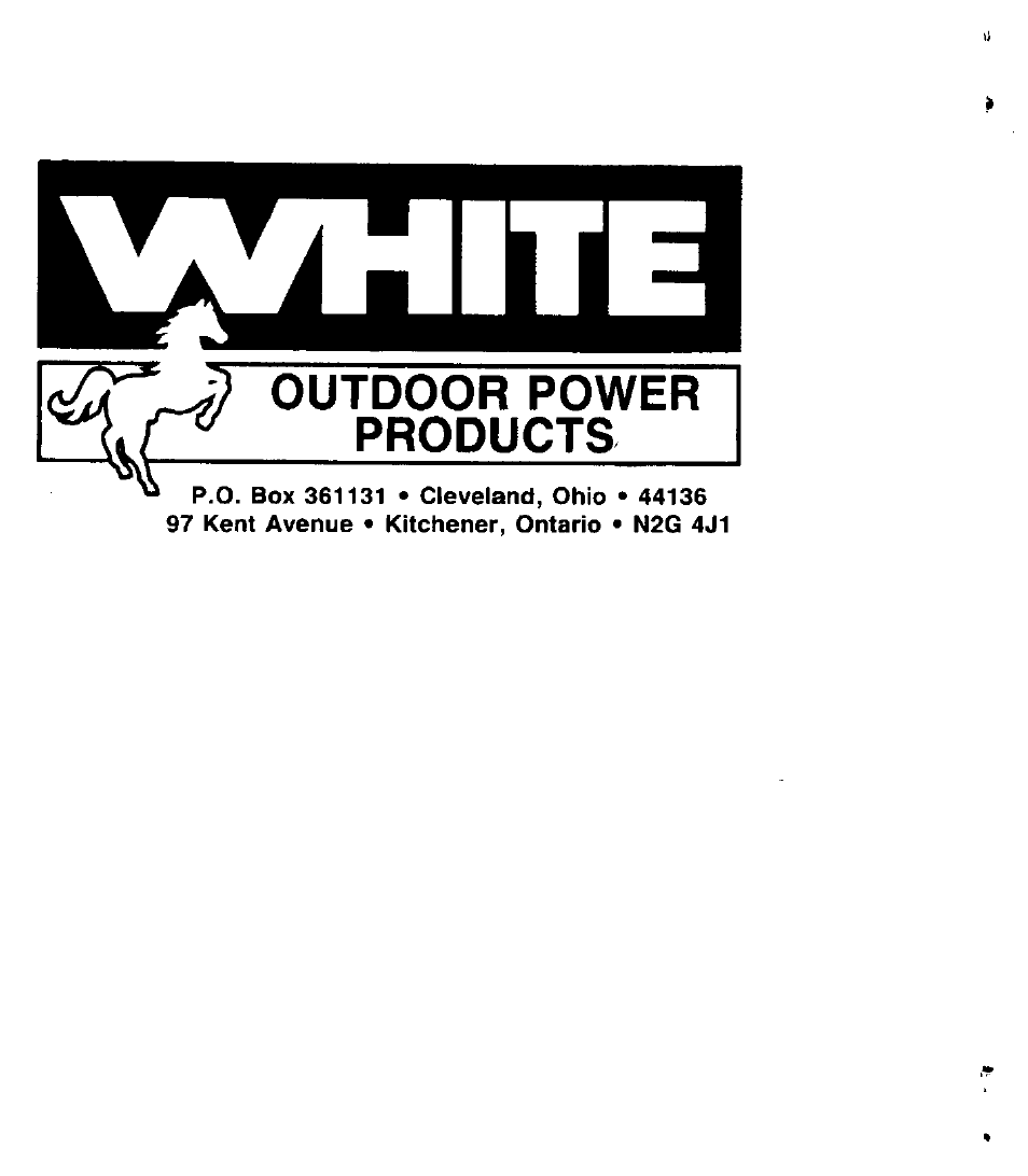 Outdoor power products | Craftsman 247.370251 User Manual | Page 17 / 18