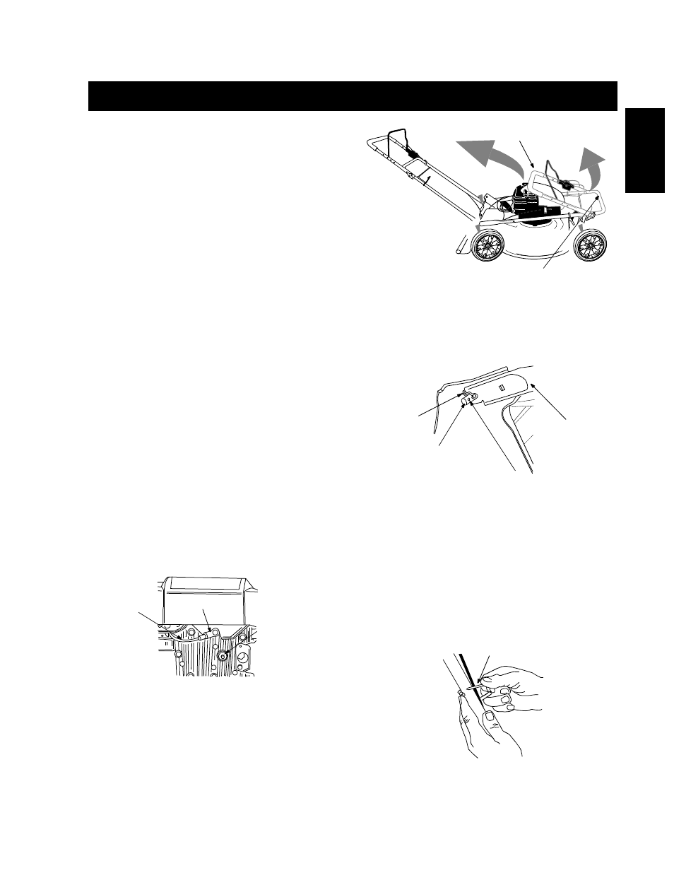 Assembly, Removing unit from carton, Loose parts | Tools required, Disconnecting spark plug, Assembling handle | Craftsman 247.38824 User Manual | Page 7 / 25