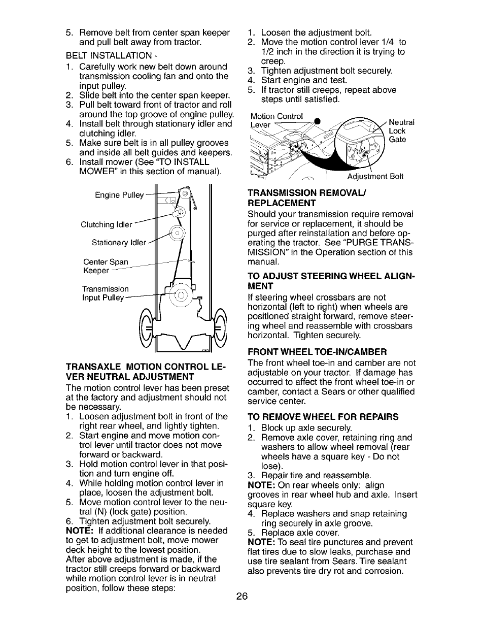 Craftsman 917.273800 User Manual | Page 26 / 60