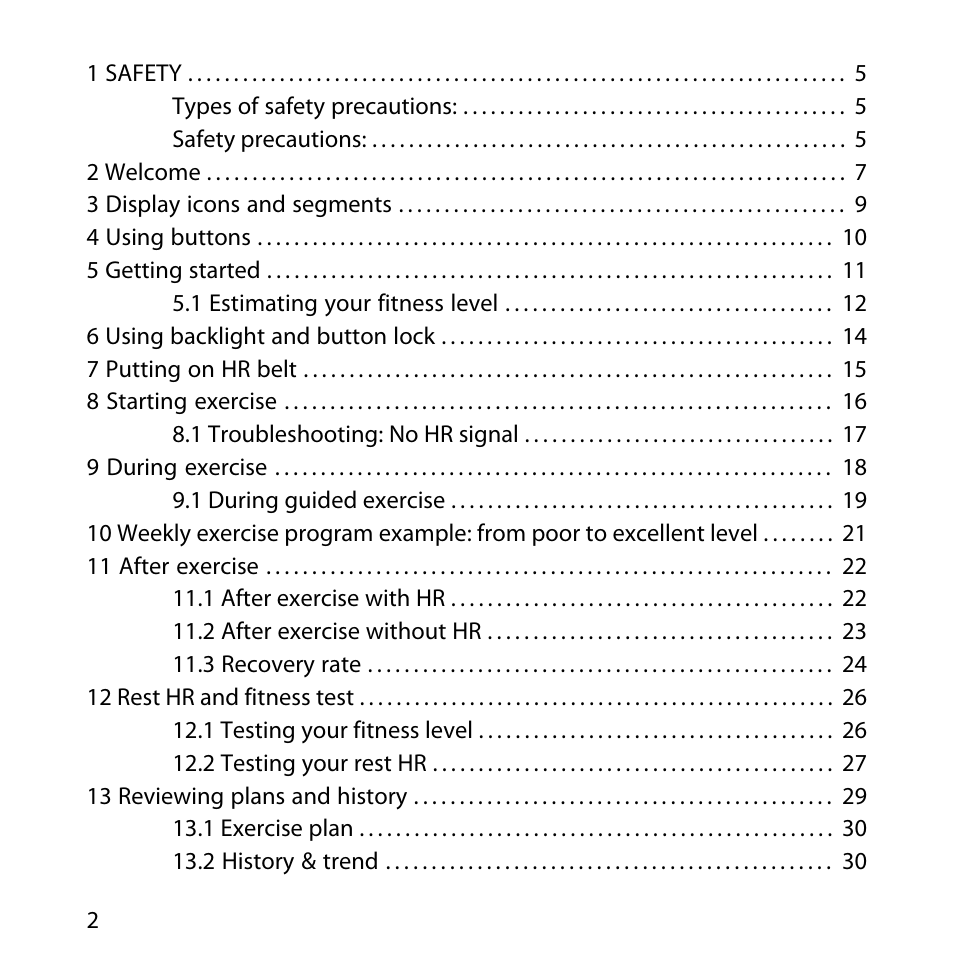 SUUNTO M5 User Manual | Page 2 / 47