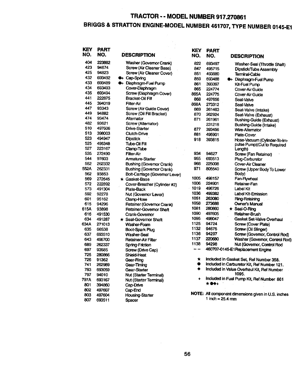 Craftsman 917.270961 User Manual | Page 56 / 60