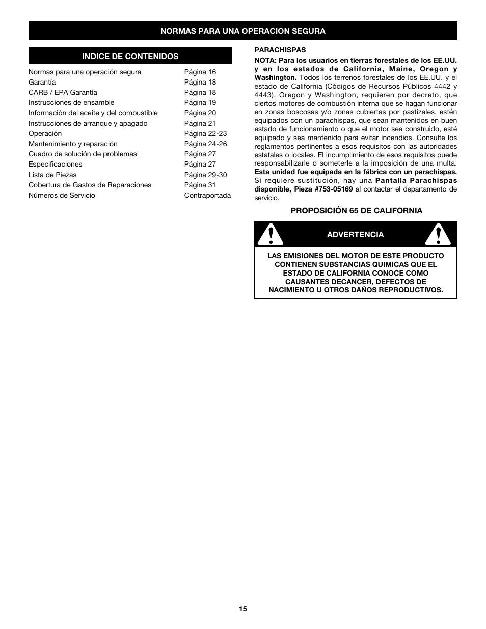 Craftsman 316.79192 User Manual | Page 15 / 32