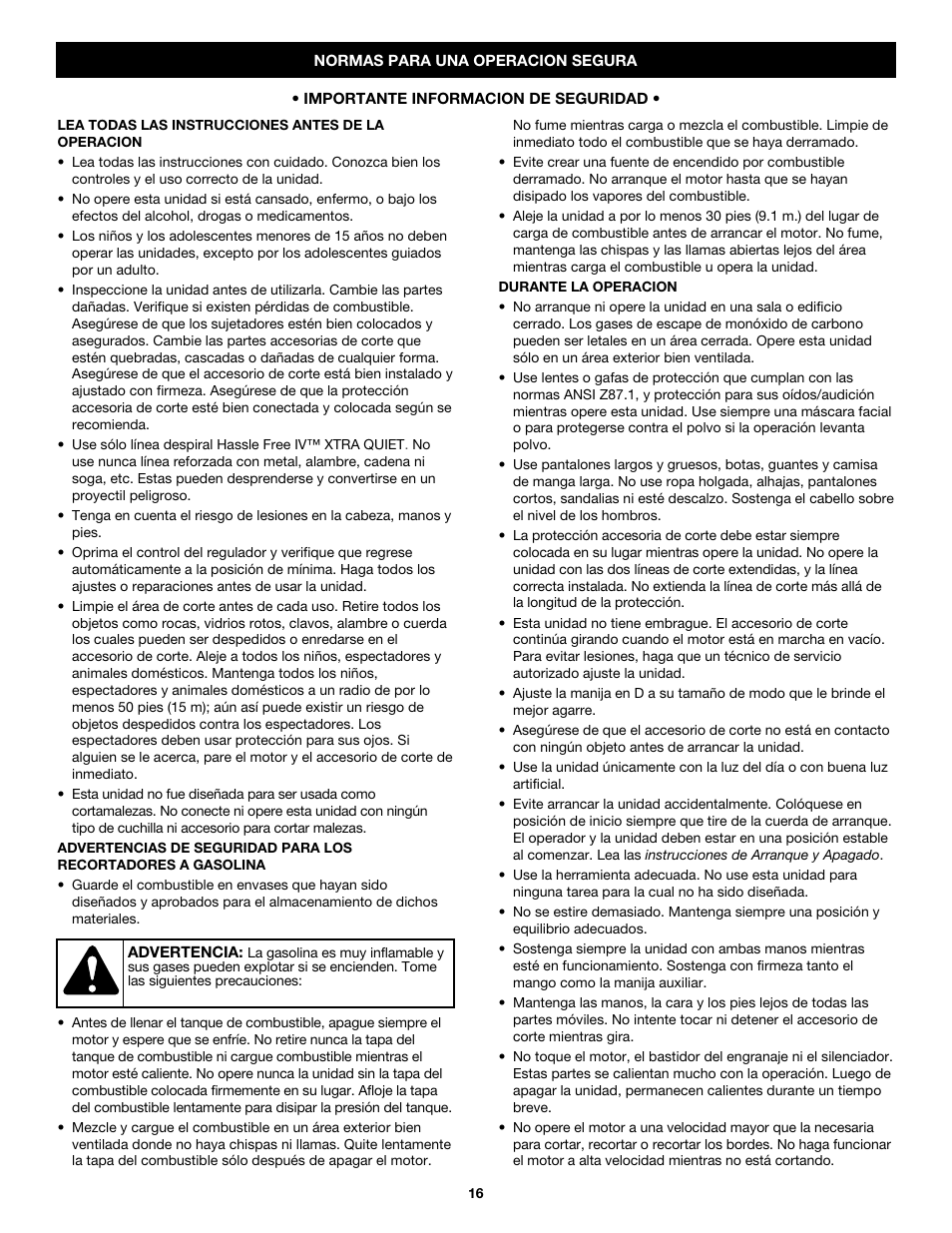 Craftsman 316.79192 User Manual | Page 16 / 32