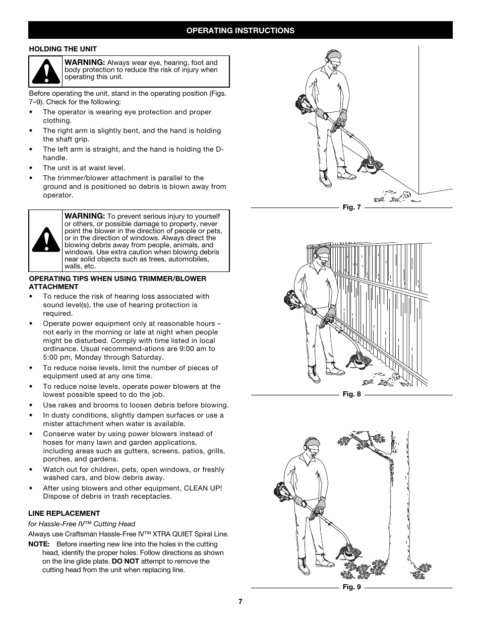 Craftsman 316.79192 User Manual | Page 7 / 32
