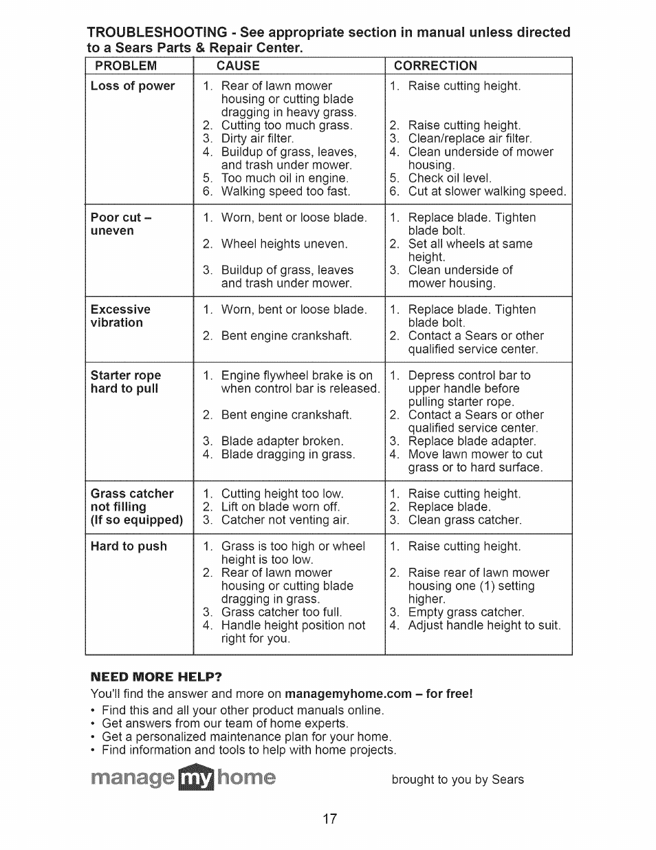 Fitftl | Craftsman 917.389010 User Manual | Page 17 / 44