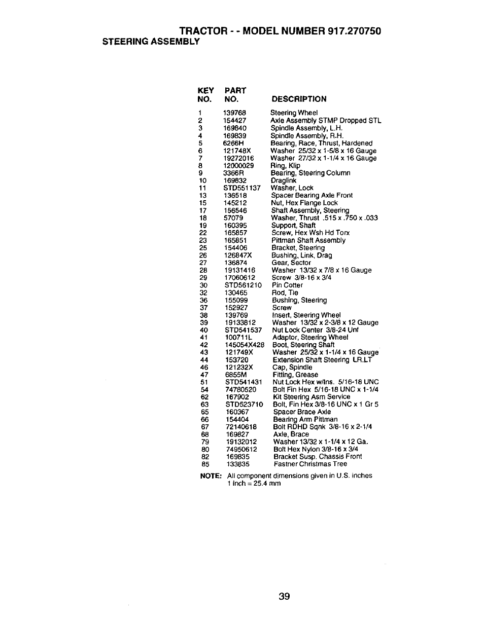 Craftsman 917.270750 User Manual | Page 39 / 60