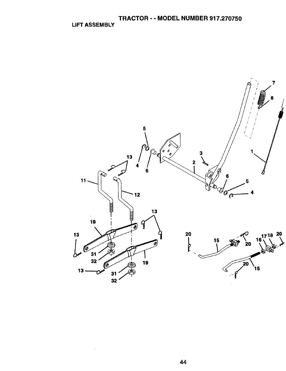 Craftsman 917.270750 User Manual | Page 44 / 60