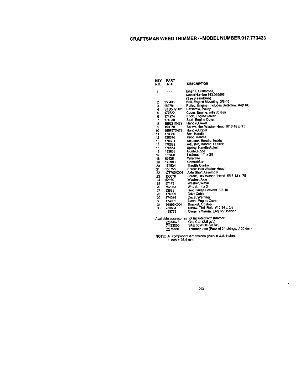 Craftsman 917.773423 User Manual | Page 18 / 25