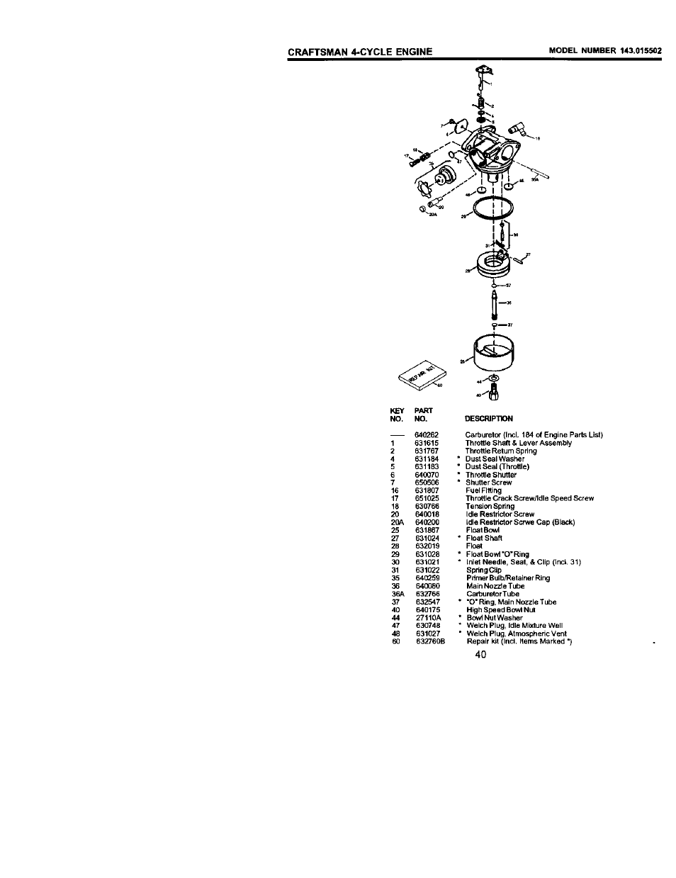 Craftsman 4-cycle engine | Craftsman 917.773423 User Manual | Page 23 / 25