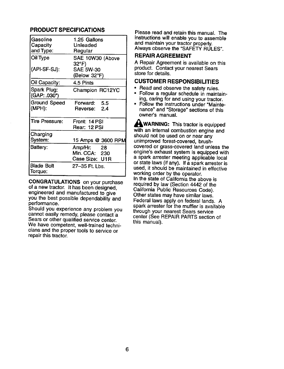 Craftsman 917.272068 User Manual | Page 6 / 64