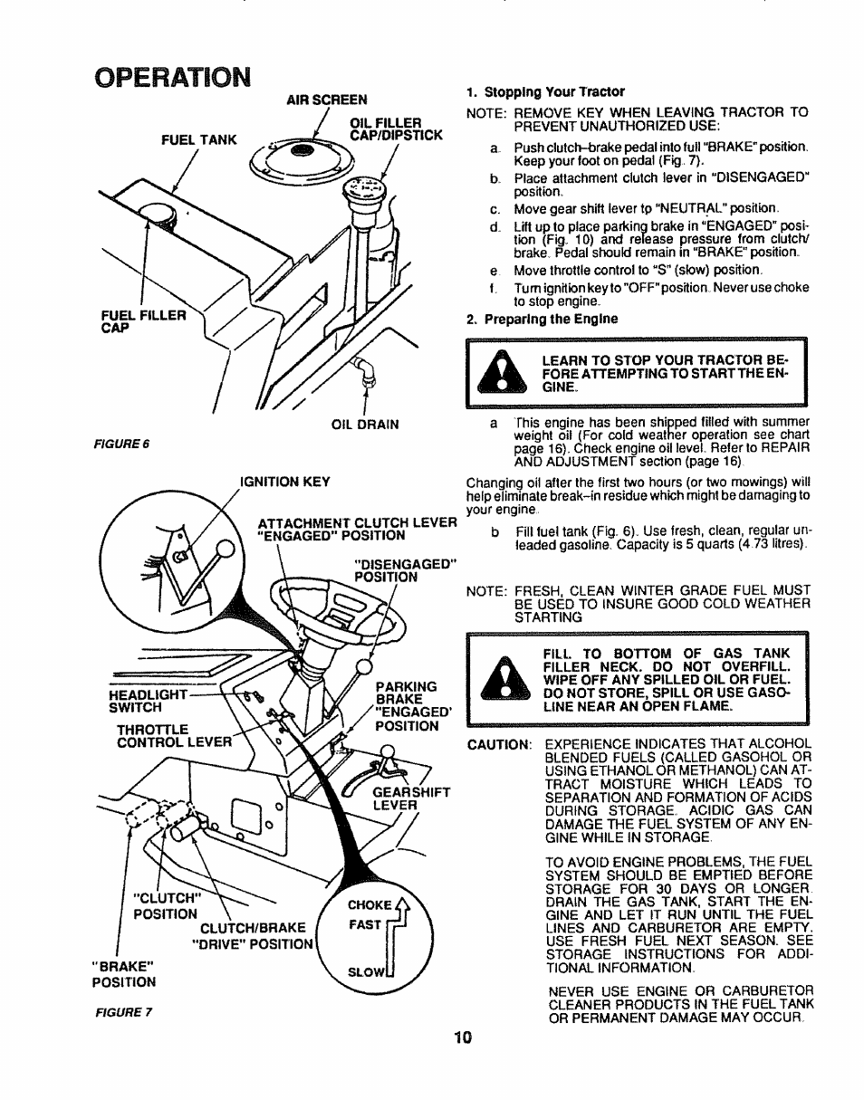 Operation | Craftsman 917.254611 User Manual | Page 10 / 52