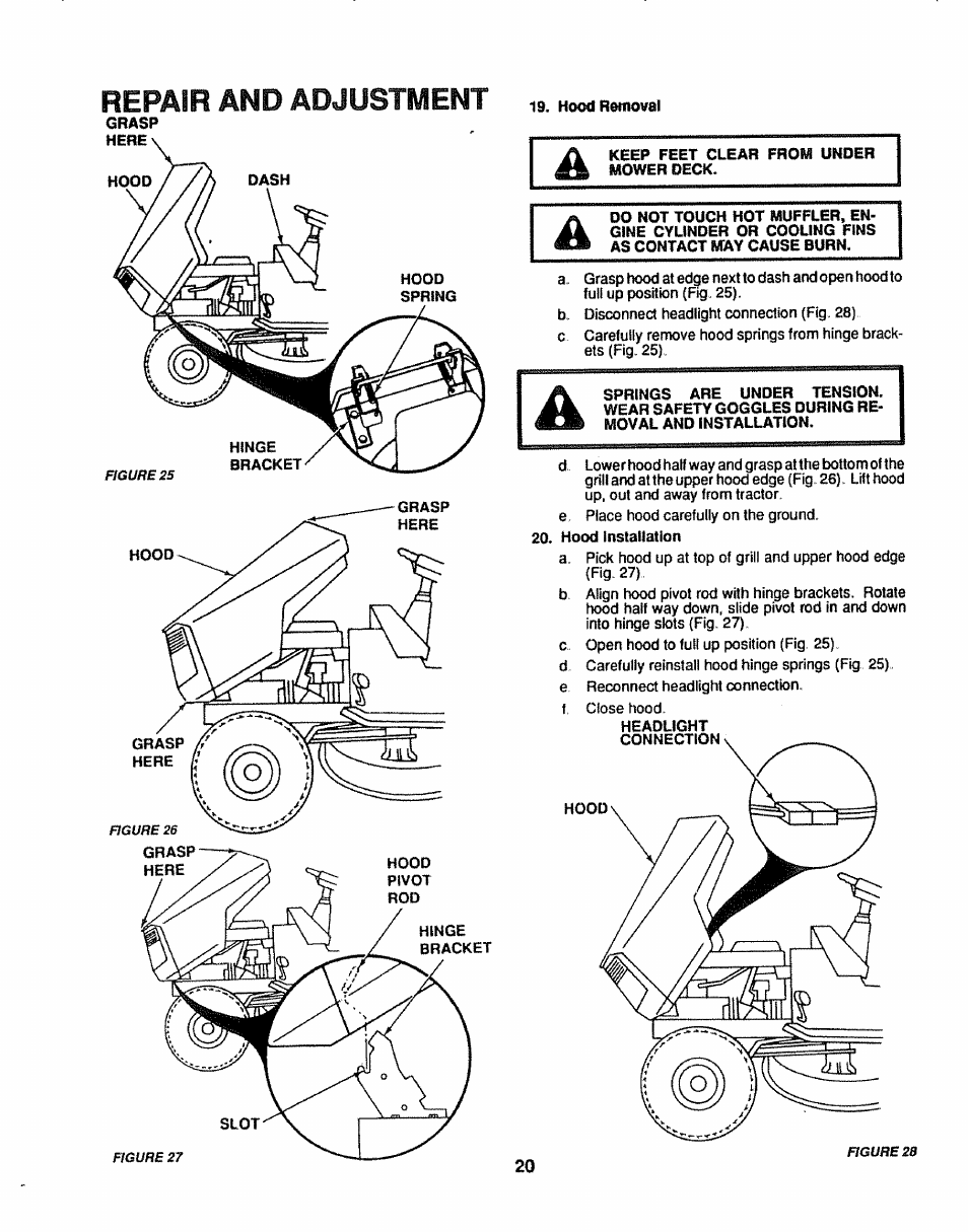 Repair and adjustment, Figure 2s | Craftsman 917.254611 User Manual | Page 20 / 52