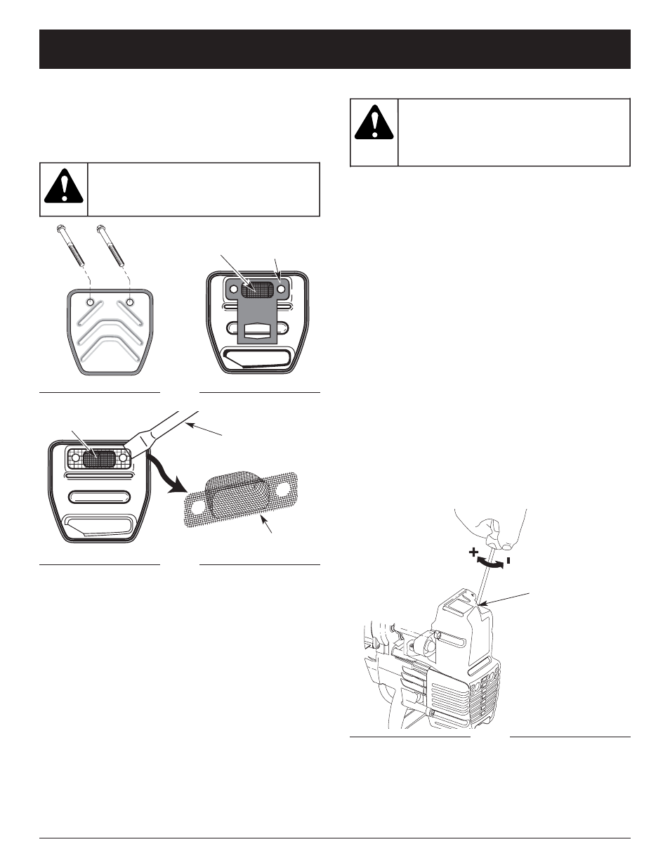 Warning, Maintenance and repair instructions | Craftsman 316.29256 User Manual | Page 14 / 40