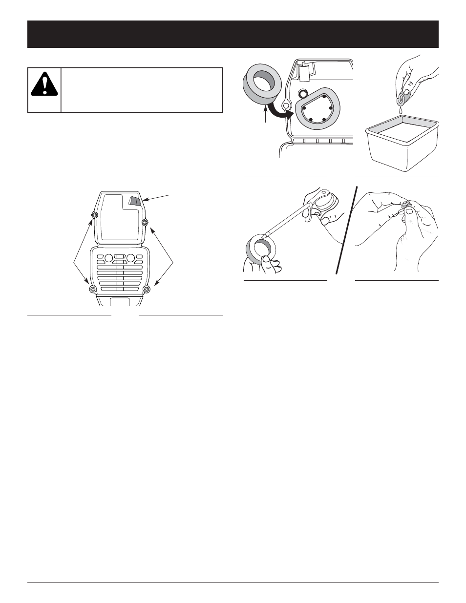 Advertencia, Instrucciones de mantenimiento y reparacion | Craftsman 316.29256 User Manual | Page 30 / 40