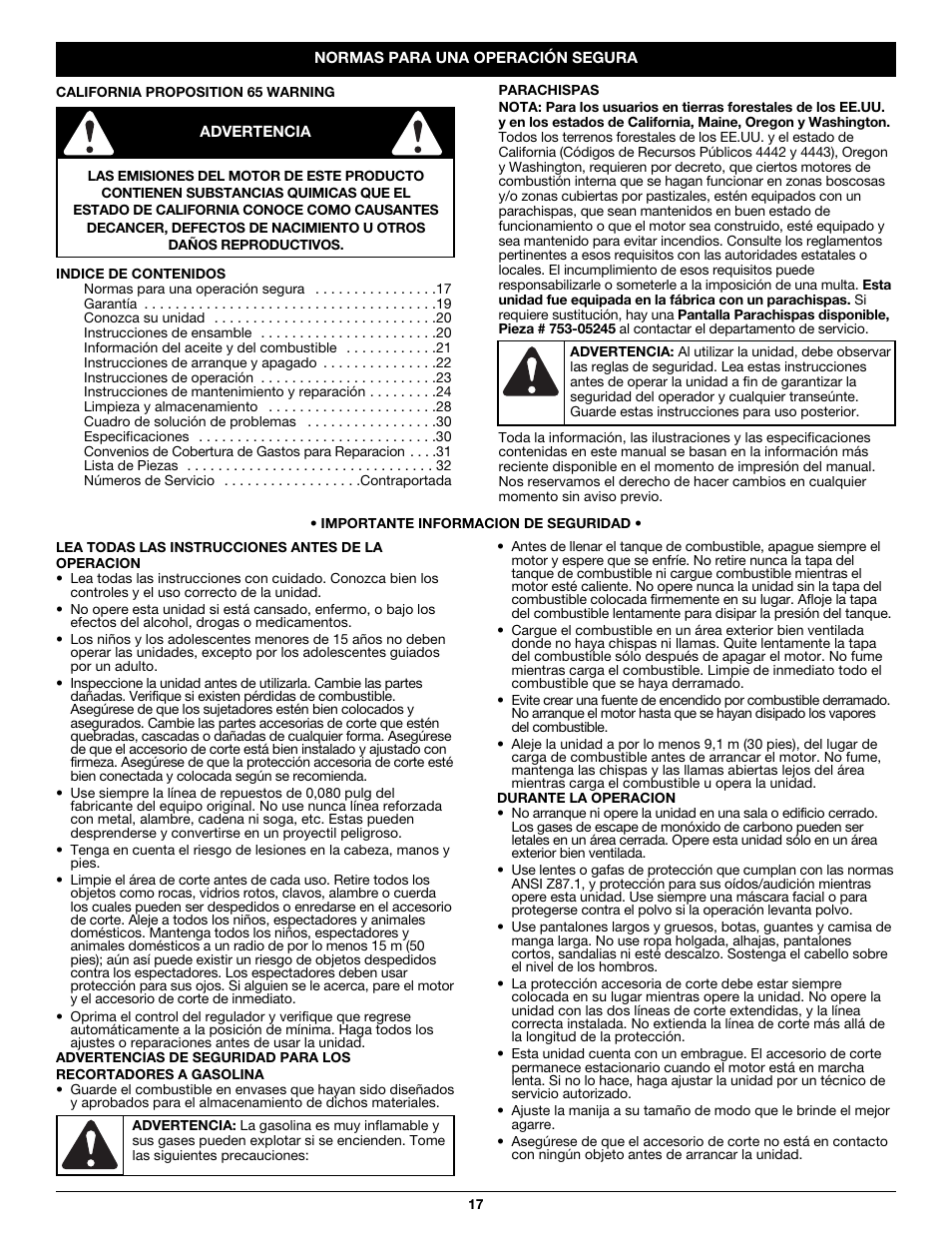 Craftsman 316.79617 User Manual | Page 17 / 36