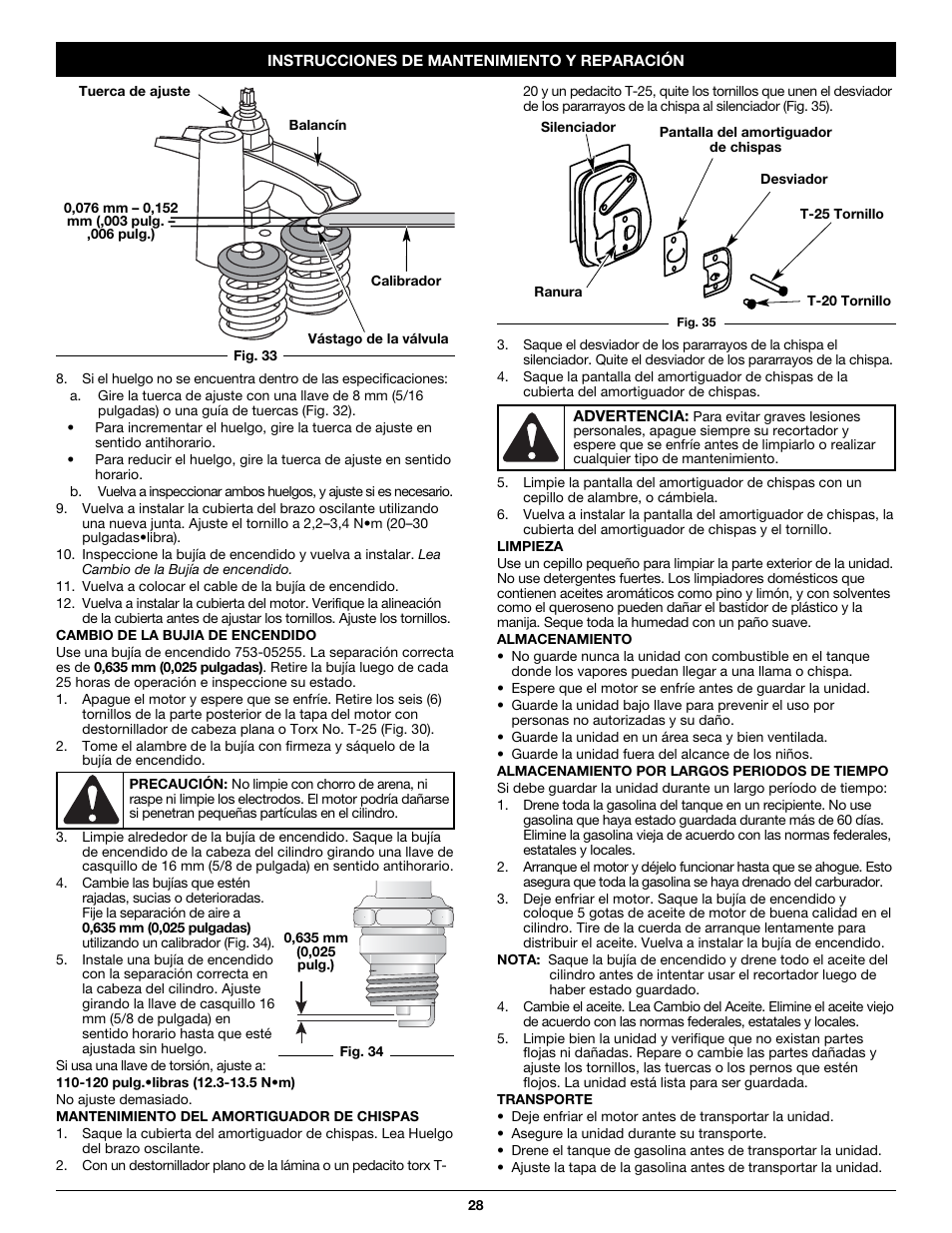 Craftsman 316.79617 User Manual | Page 28 / 36