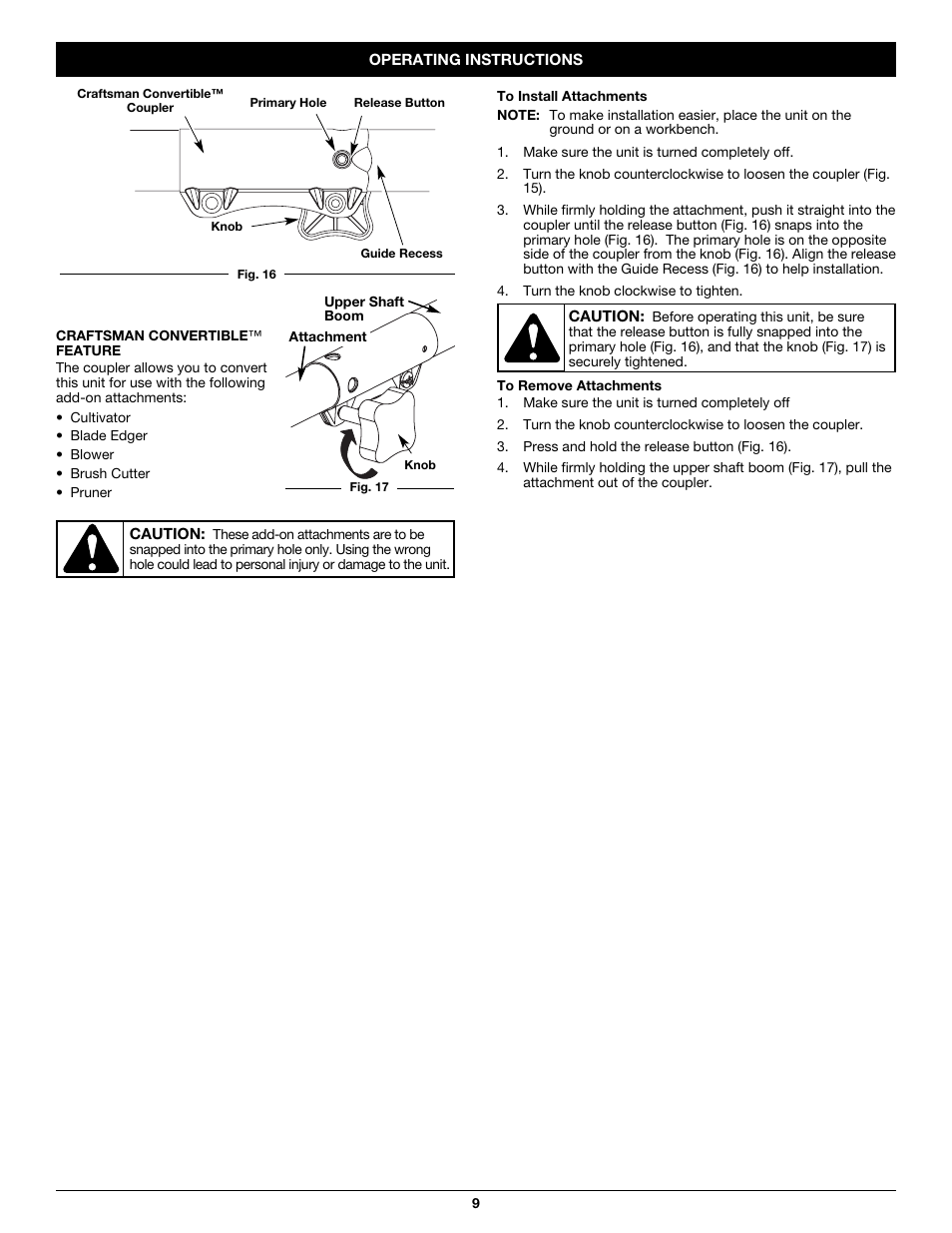 Craftsman 316.79617 User Manual | Page 9 / 36