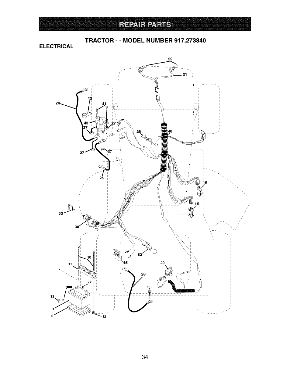 Repair | Craftsman 917.273840 User Manual | Page 34 / 60