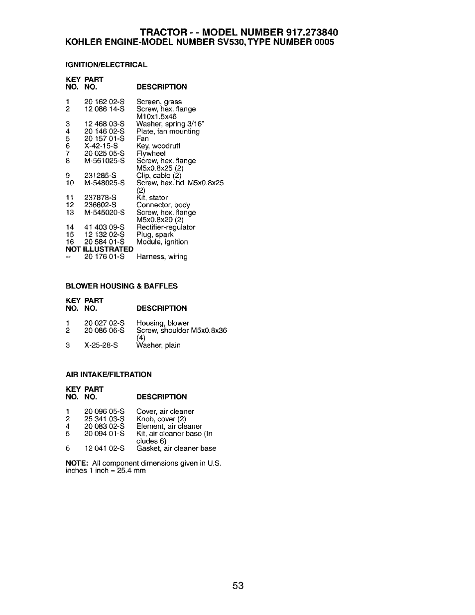 Craftsman 917.273840 User Manual | Page 53 / 60