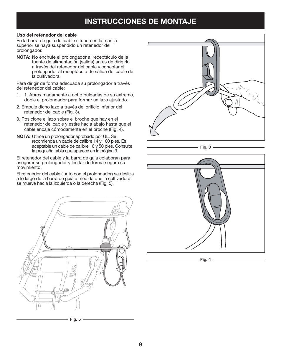 Instrucciones de montaje | Craftsman 316.2926 User Manual | Page 25 / 32