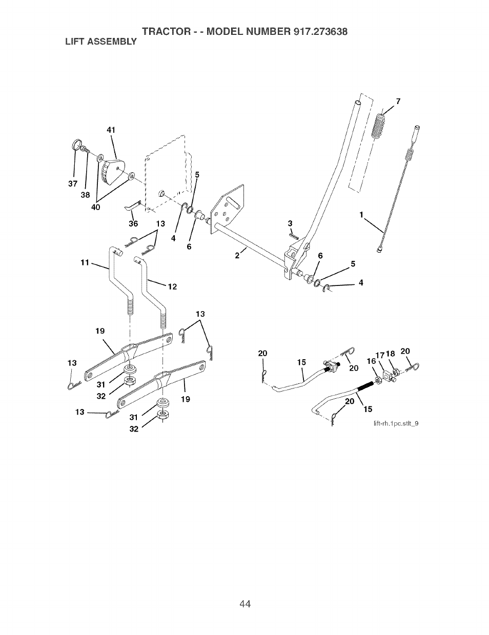 Craftsman 917.273638 User Manual | Page 44 / 56