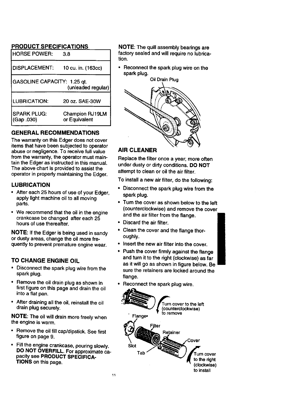 Craftsman 536.772200 User Manual | Page 11 / 24