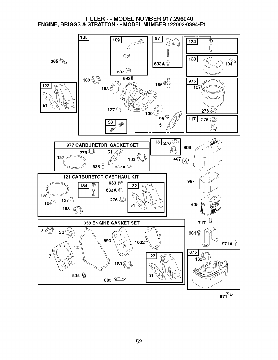 Craftsman 917.296040 User Manual | Page 52 / 56