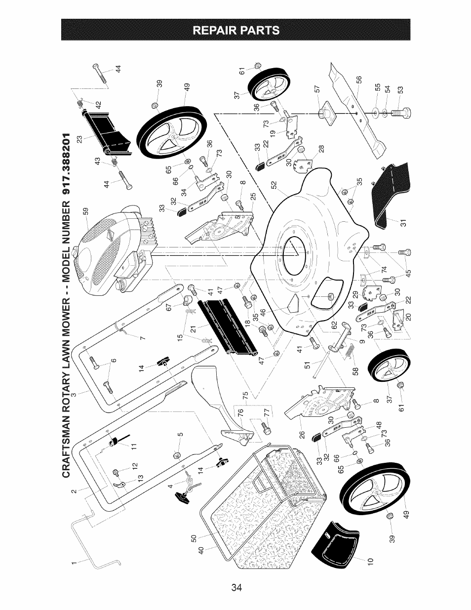 Craftsman 917.388201 User Manual | Page 34 / 44