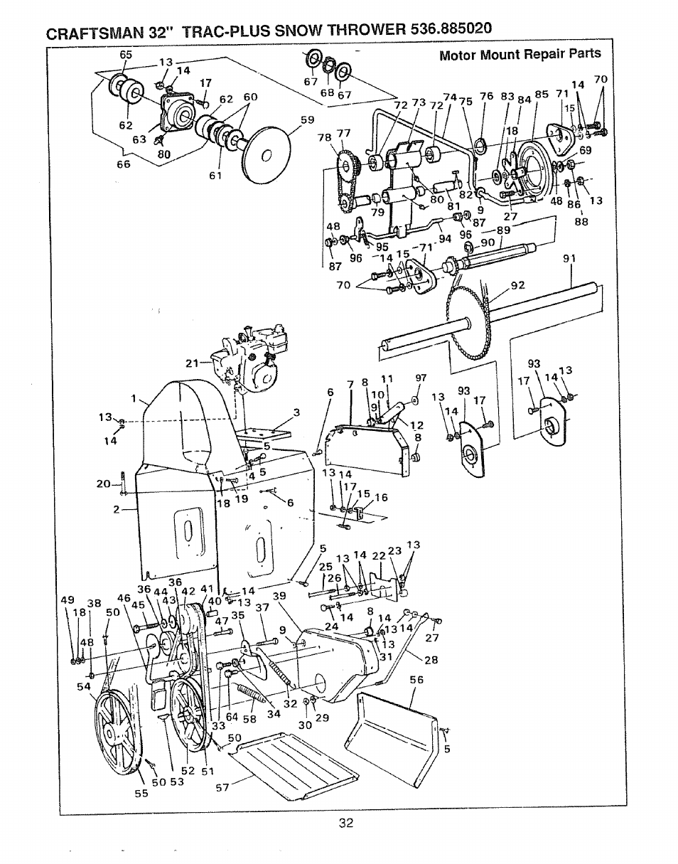 Craftsman 536.885020 User Manual | Page 32 / 44